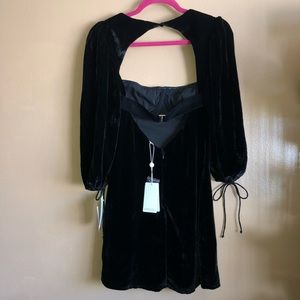 for love and lemons nadine velvet bustier dress